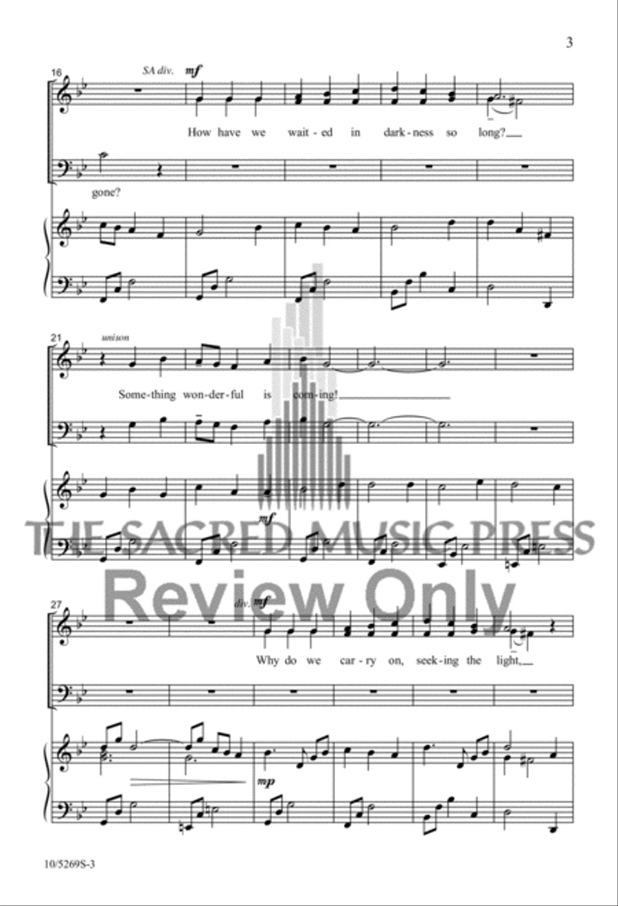 Something Wonderful 4-Part scores gallery preview page 3