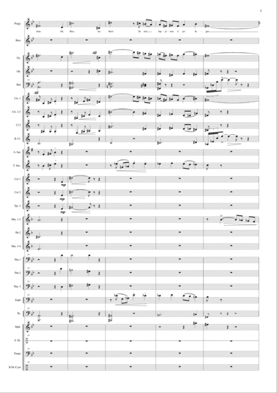 Bess, You Is My Woman Concert Band scores gallery preview page 5