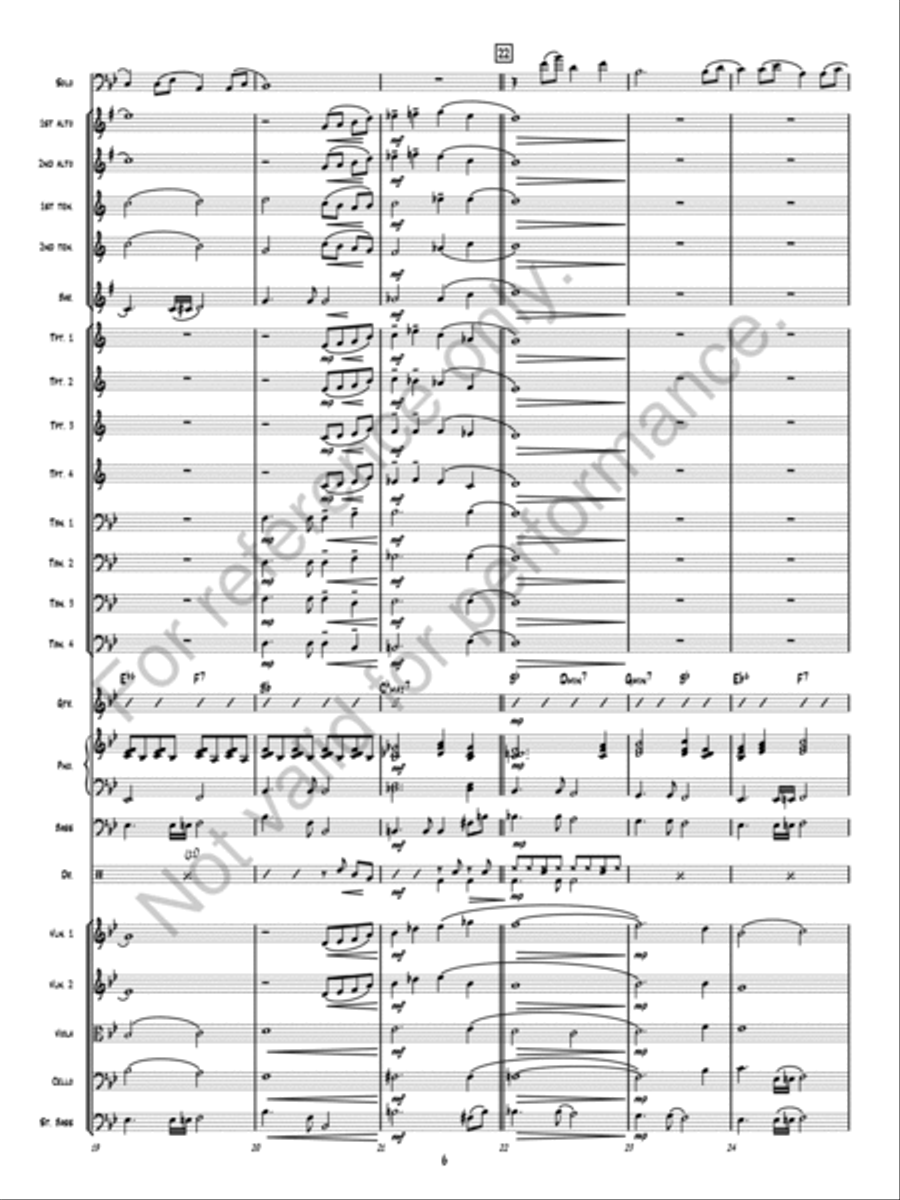 Still, Still, Still Still, Still, Still Jazz Ensemble scores gallery preview page 5