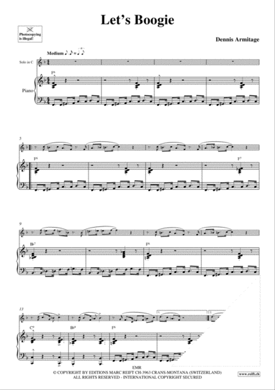 Boogie Piano Accompaniment scores gallery preview page 3
