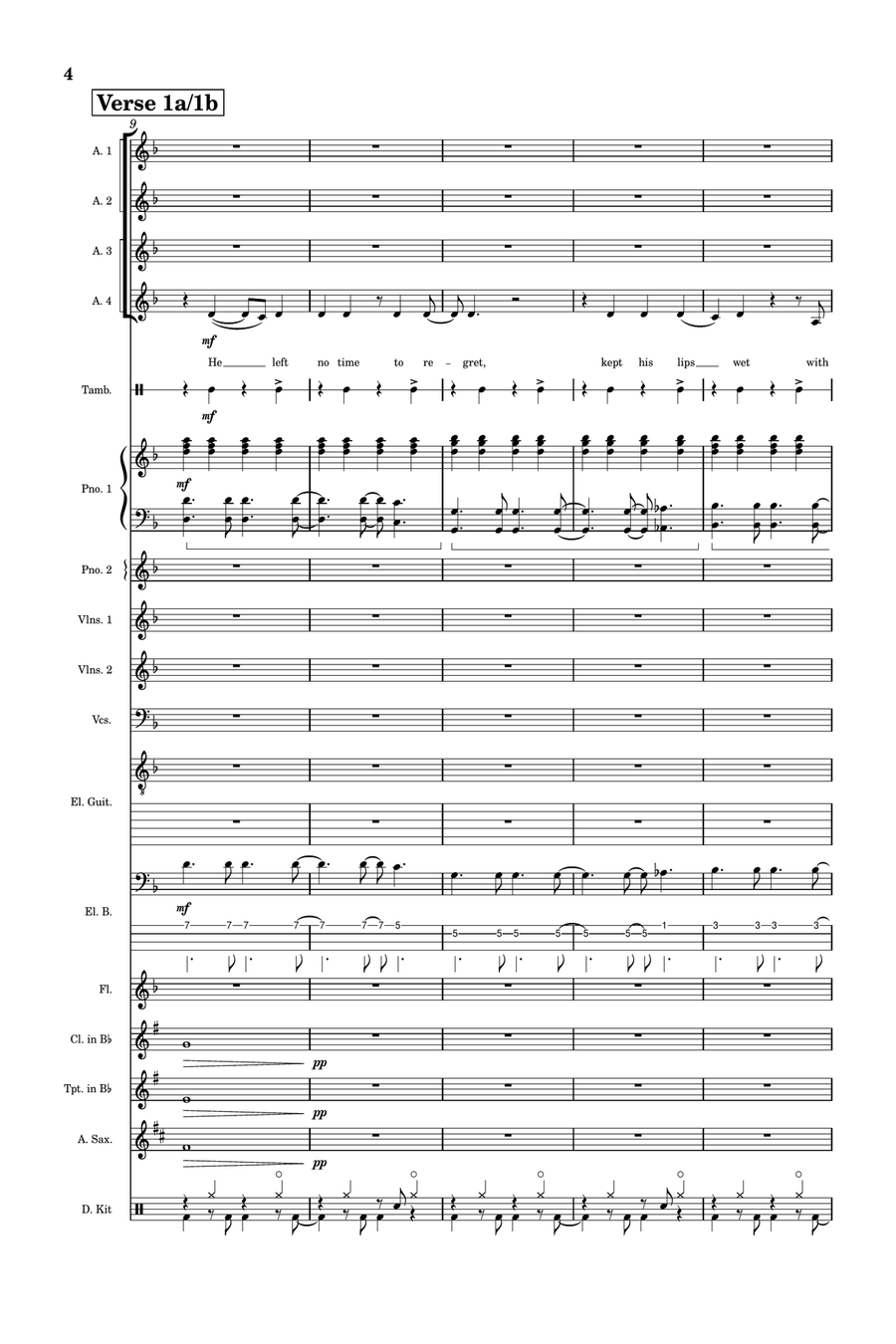 Back To Black Choir scores gallery preview page 4