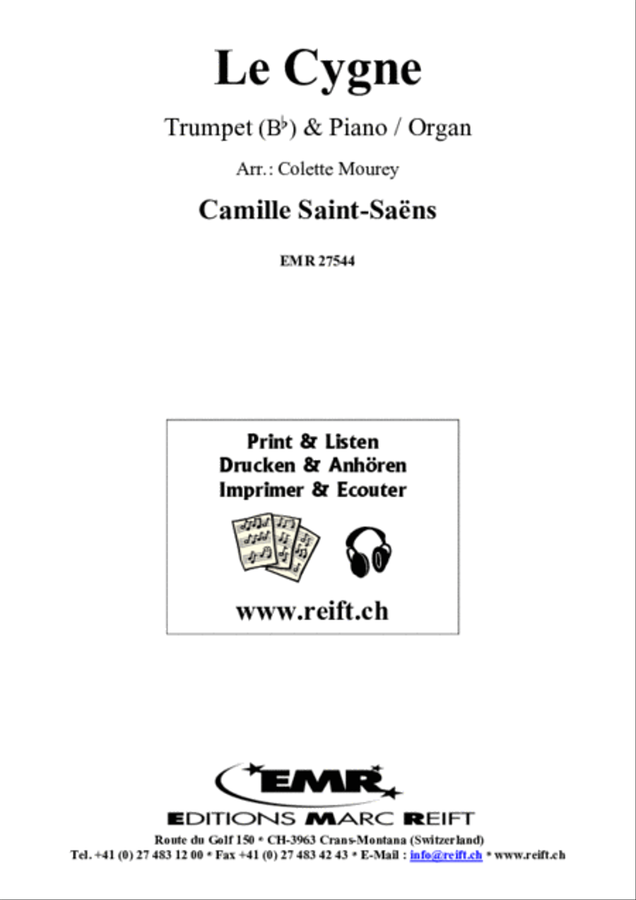 Le Cygne Trumpet Solo scores gallery preview page 2