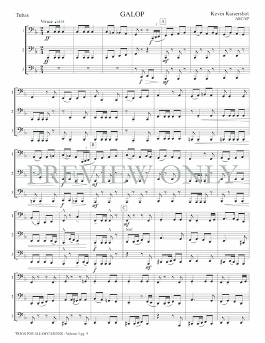 Trios for All Occasions Small Ensemble scores gallery preview page 7
