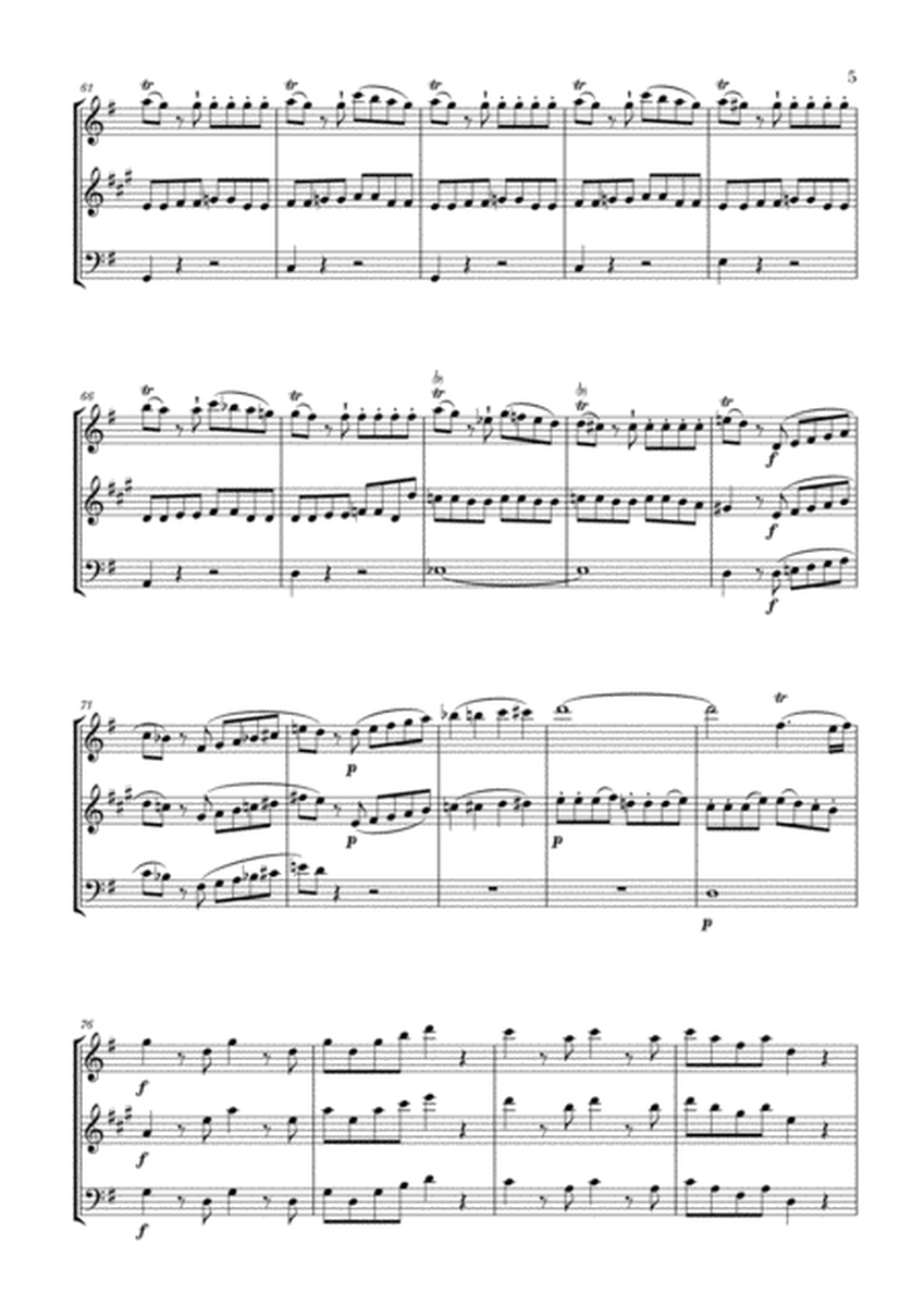 Eine Kleine Nachtmusik for Flute, Clarinet and Bassoon image number null