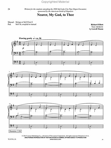 Every Time I Feel the Spirit Organ Solo - Sheet Music