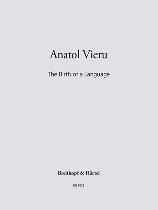 The Birth of a Language