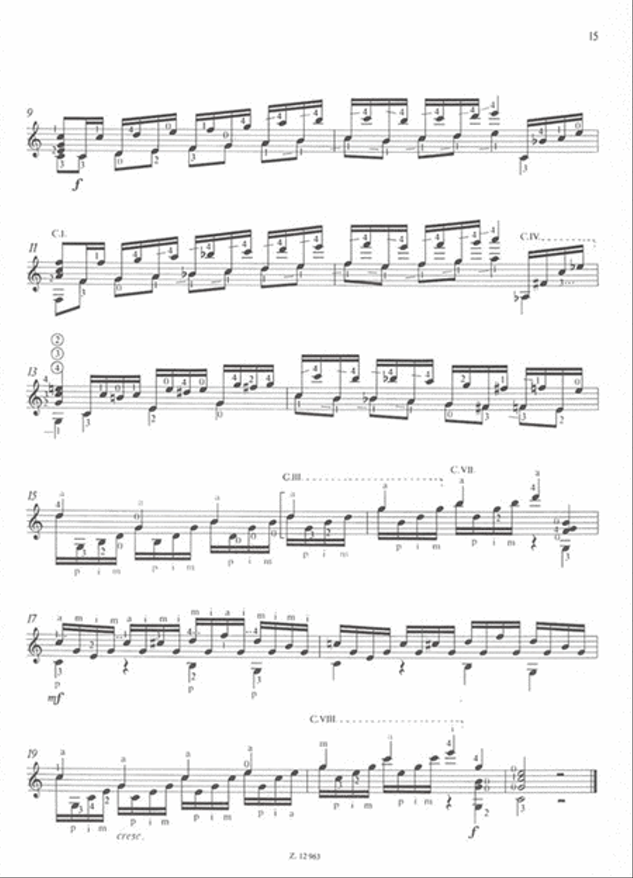 24 Etüden op. 48 Classical Guitar scores gallery preview page 3