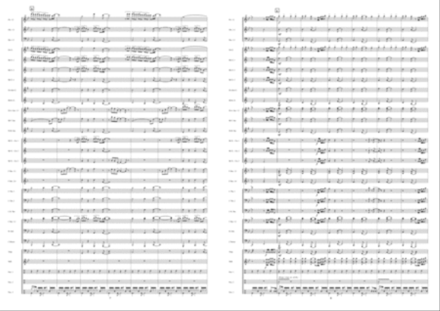 Eros Con Fuoco Eros Con Fuoco Fanfare Band scores gallery preview page 5