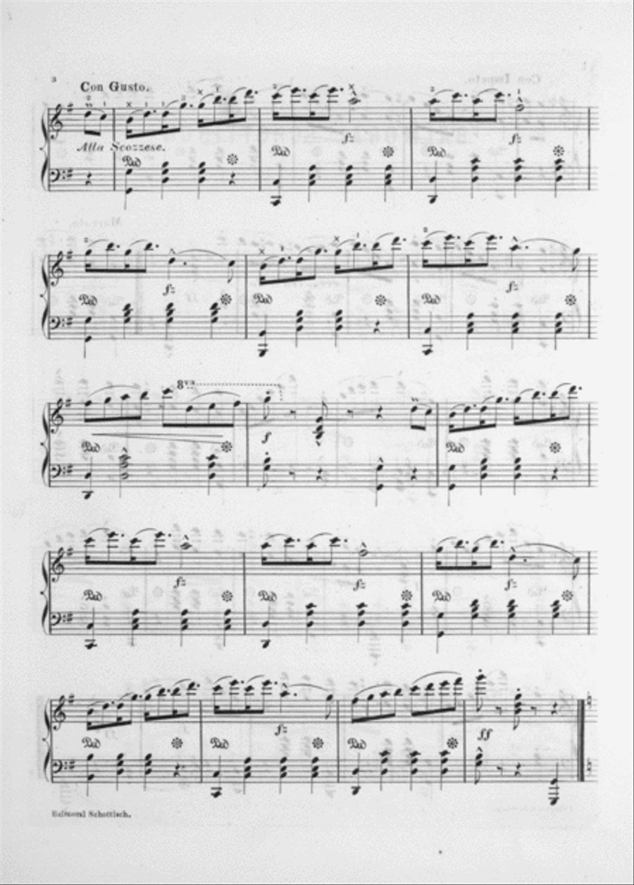 The Balmoral Schottisch Piano Solo scores gallery preview page 3