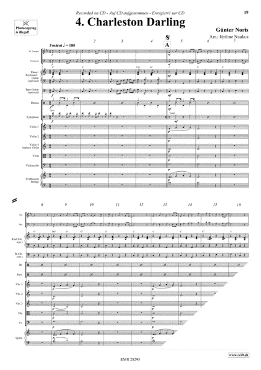 Let's Dance Volume 1 Brass Ensemble scores gallery preview page 6