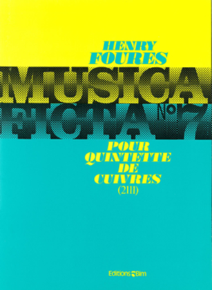 Book cover for Musica Ficta No 7
