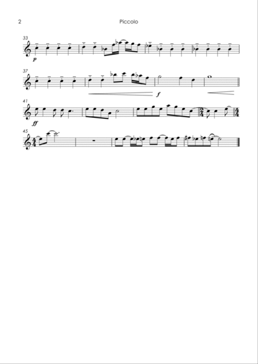 Lady Madonna Flute Quartet scores gallery preview page 4