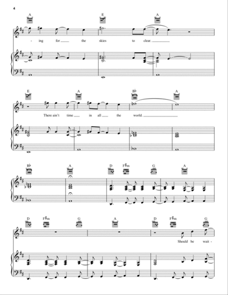 Doing All Right Doing All Right Piano, Vocal, Guitar scores gallery preview page 4
