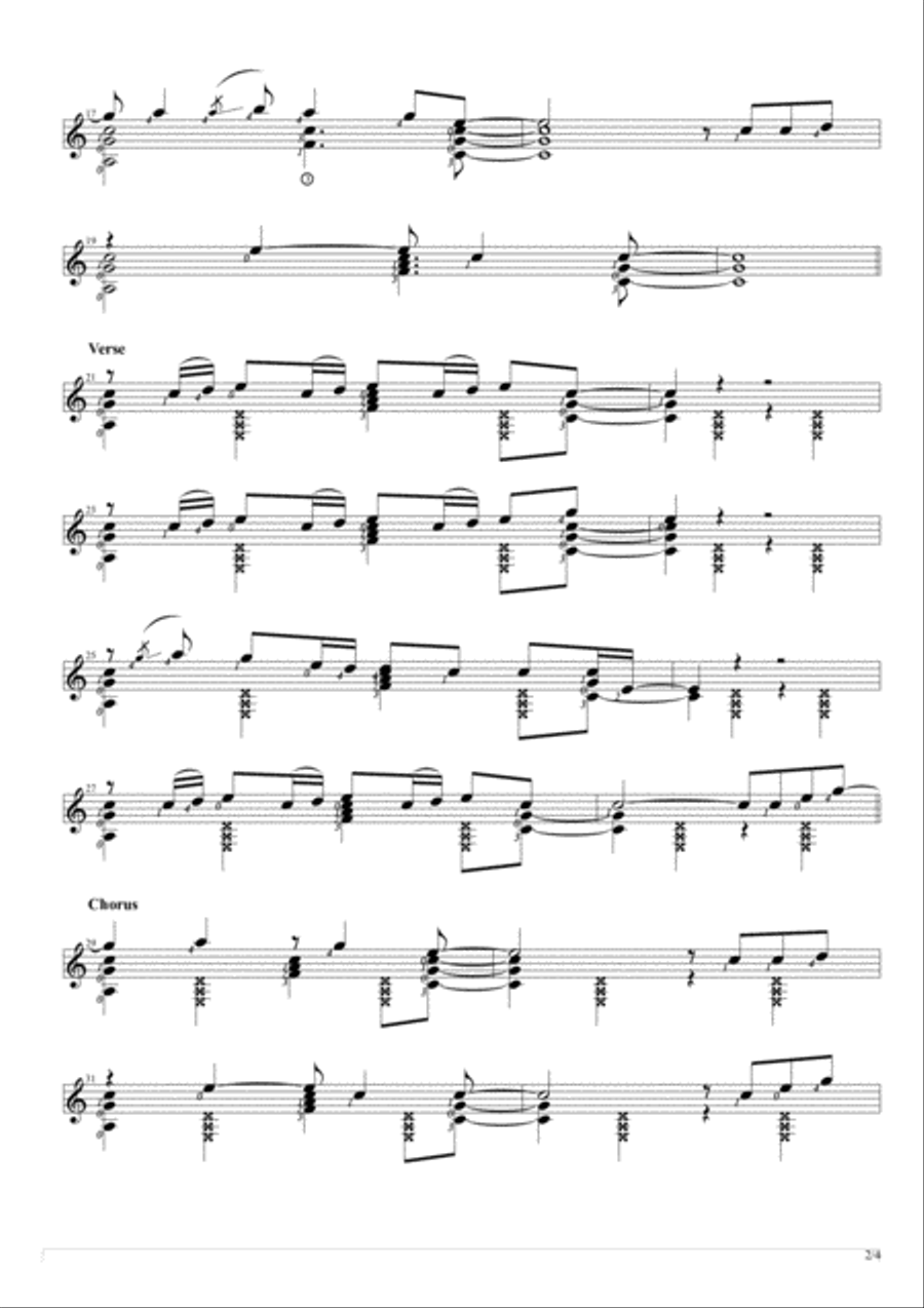 Stay With Me Stay With Me Electric Guitar scores gallery preview page 2