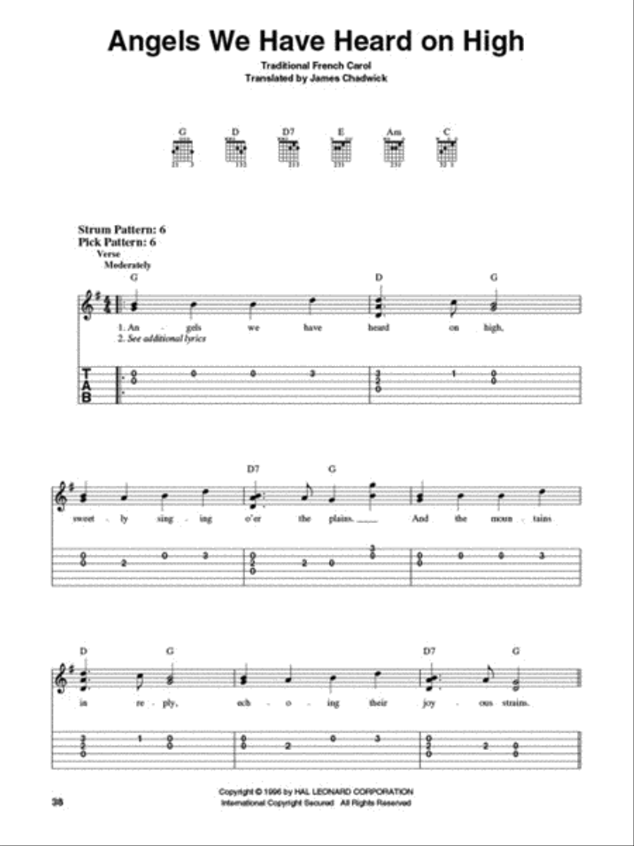 The Ultimate Christmas Guitar Songbook Guitar Tablature scores gallery preview page 5