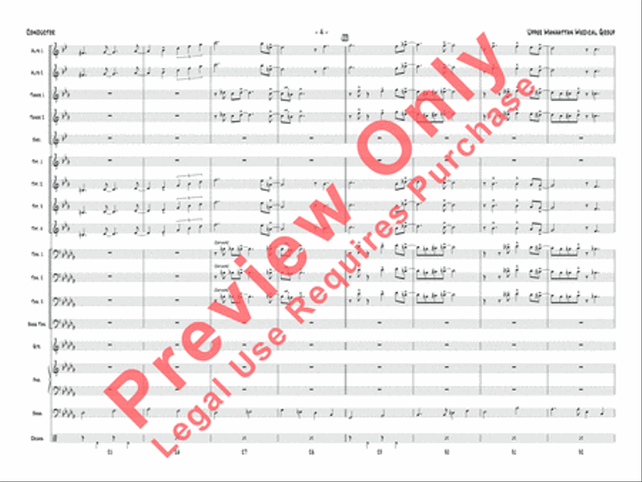 Upper Manhattan Medical Group Jazz Ensemble scores gallery preview page 5