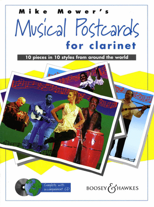 Book cover for Musical Postcards – Clarinet