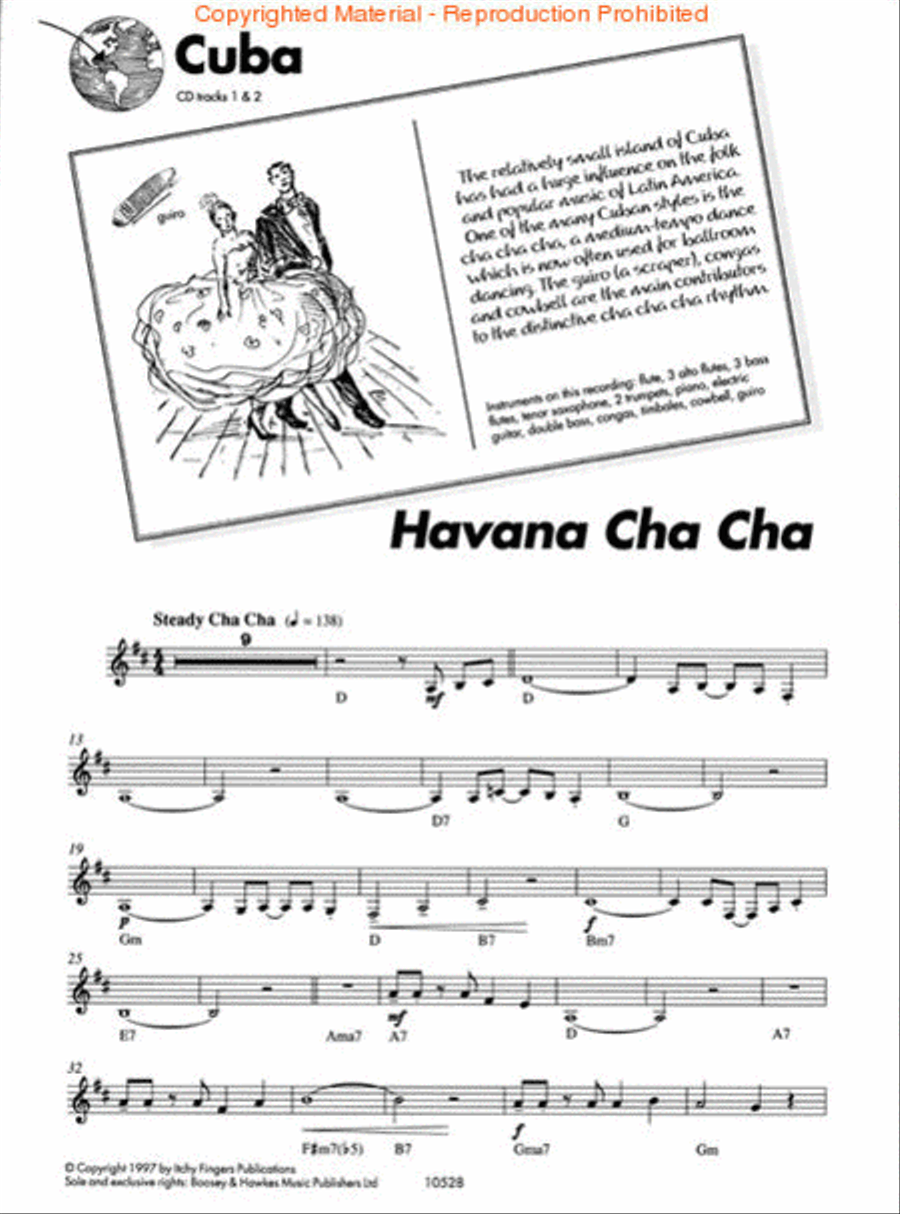<br>Sheet music extract