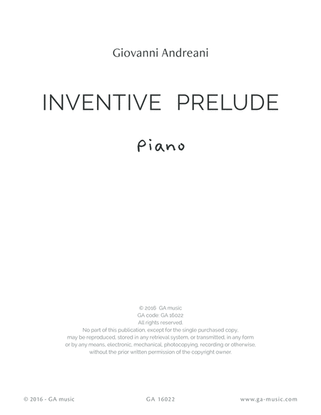 Inventive Prelude image number null