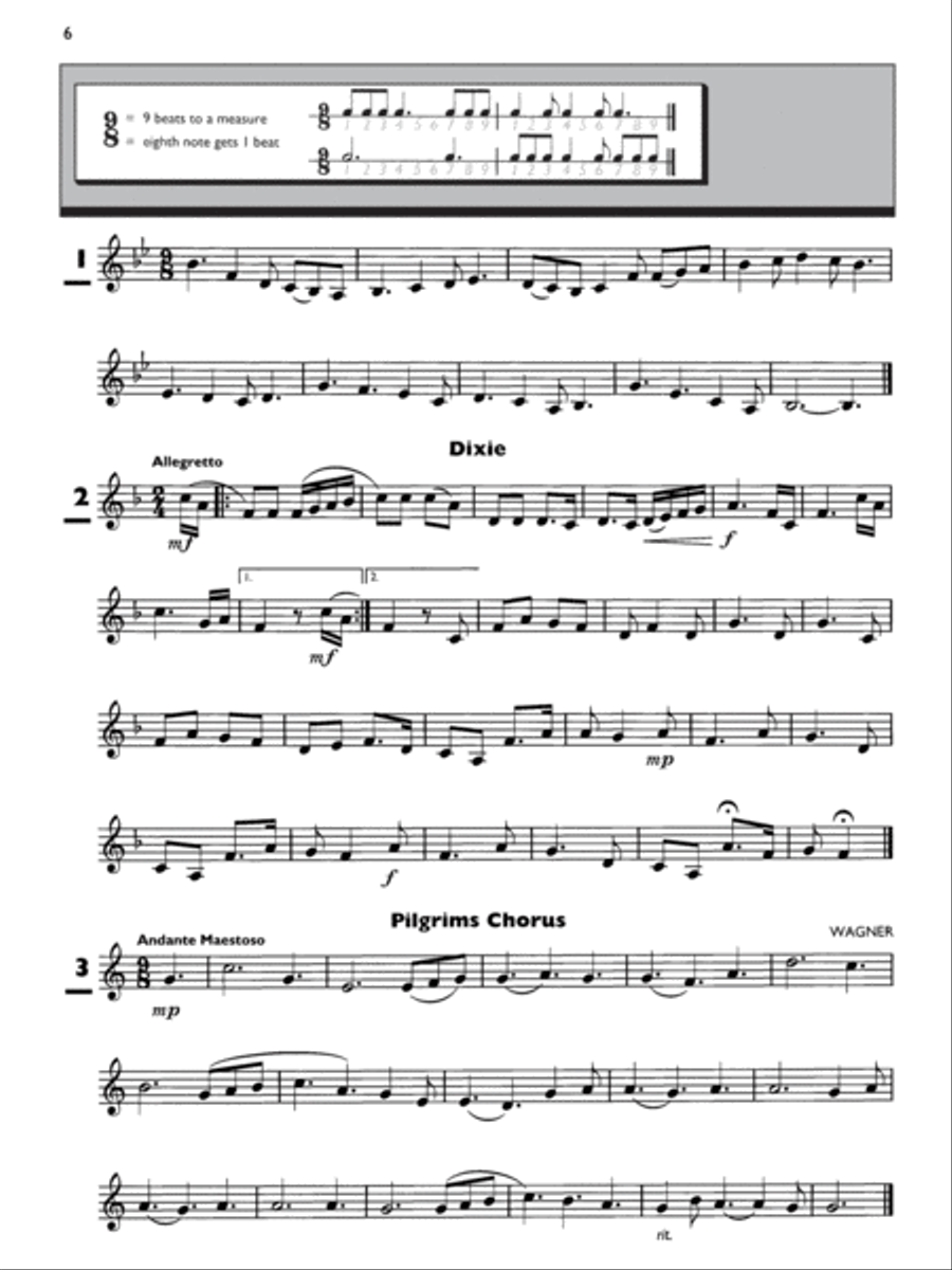 <br>Sheet music extract