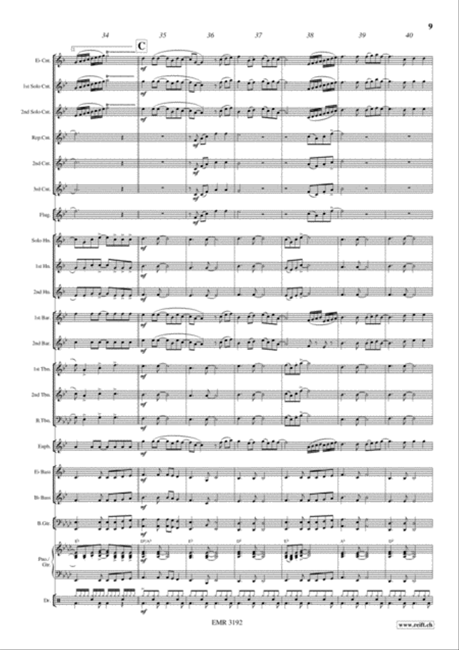 Holiday Season Holiday Season Brass Band scores gallery preview page 10