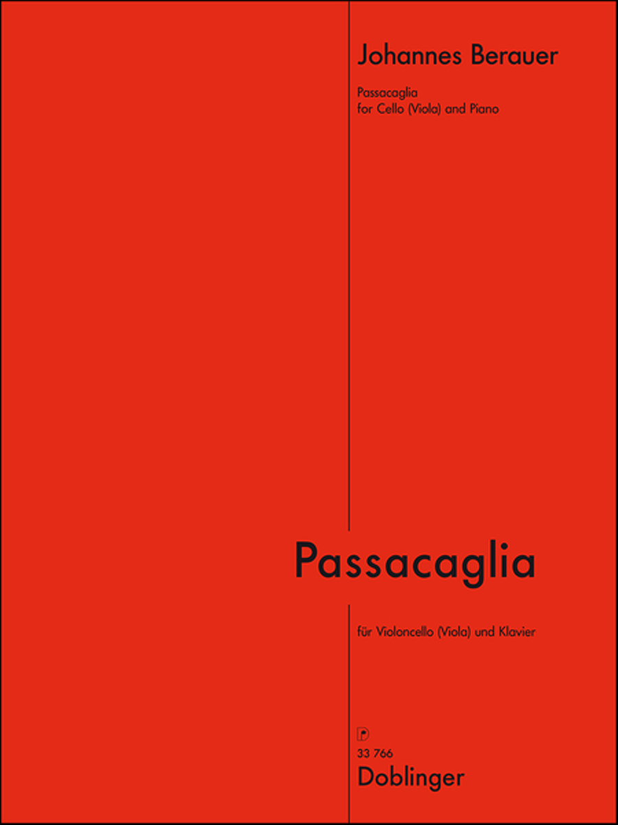 Passacaglia Passacaglia Viola scores gallery preview page 1