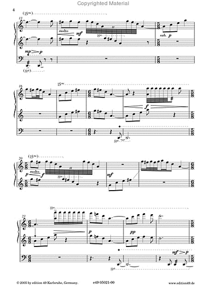 From Starry Sky Cycle Southern Sky (Sudsternenhimmel), Originaltitel - Tahistaeva tsukkel nr. 2 Lounataevas, op. 52