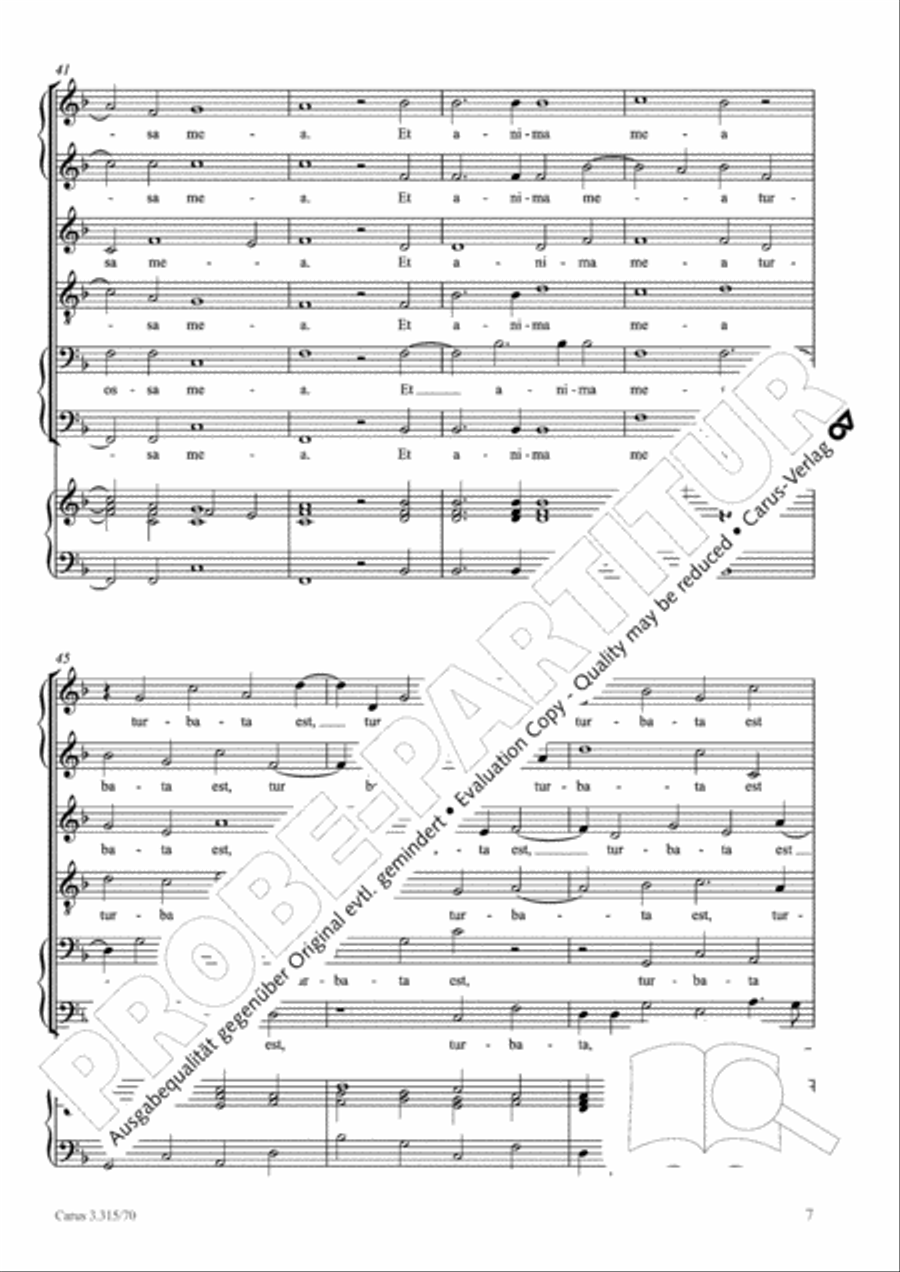 Domine, ne in furore SV 298 SSATBB scores gallery preview page 8