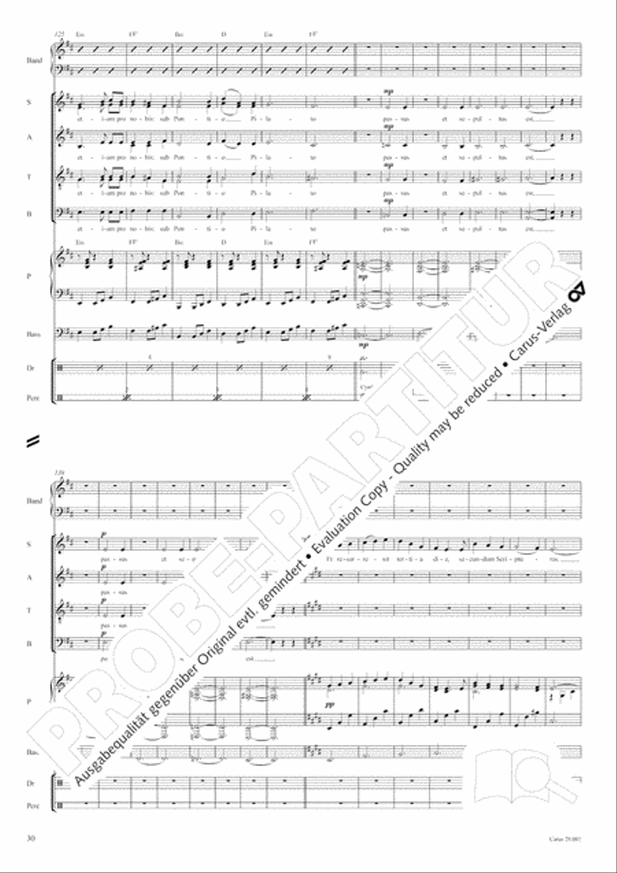 Missa latina 4-Part scores gallery preview page 31