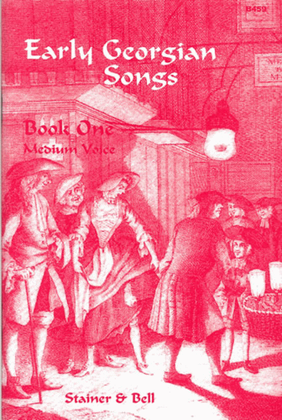 Book cover for Early Georgian Songs. Book 1 (Medium voice)