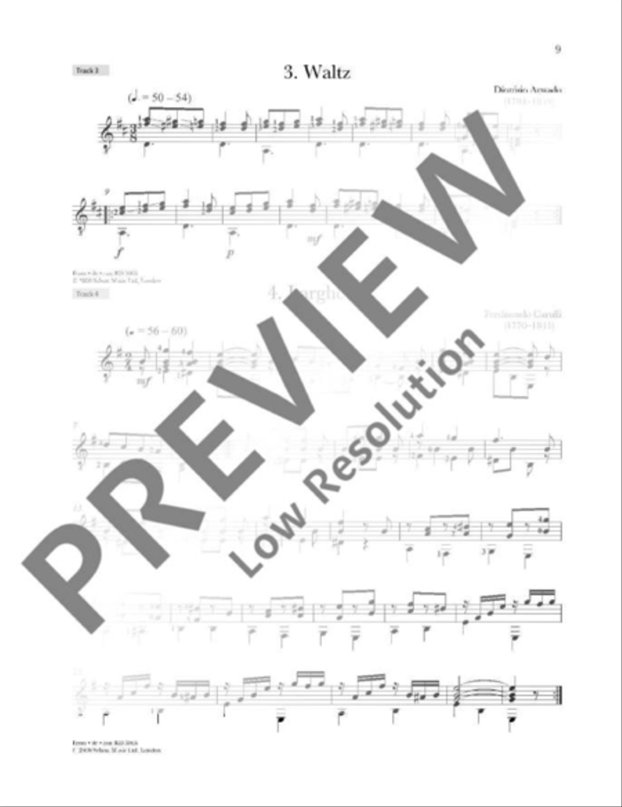 Romantic Guitar Anthology Classical Guitar scores gallery preview page 10