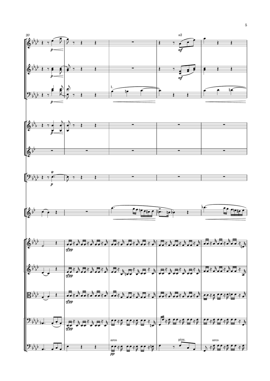 Reißiger - Adagio & Rondo alla Polacca for Clarinet & Orchestra, Op.214 Full Orchestra scores gallery preview page 5