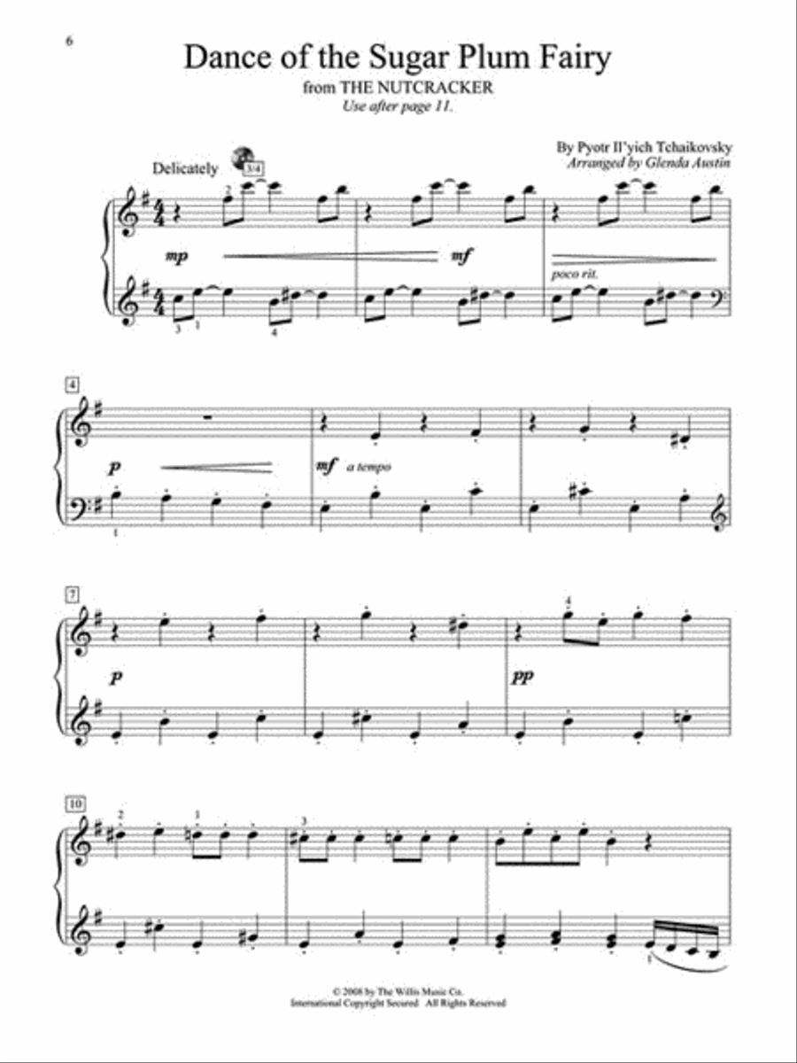 Christmas Piano Solos – Second Grade (Book Only) Piano Solo scores gallery preview page 3