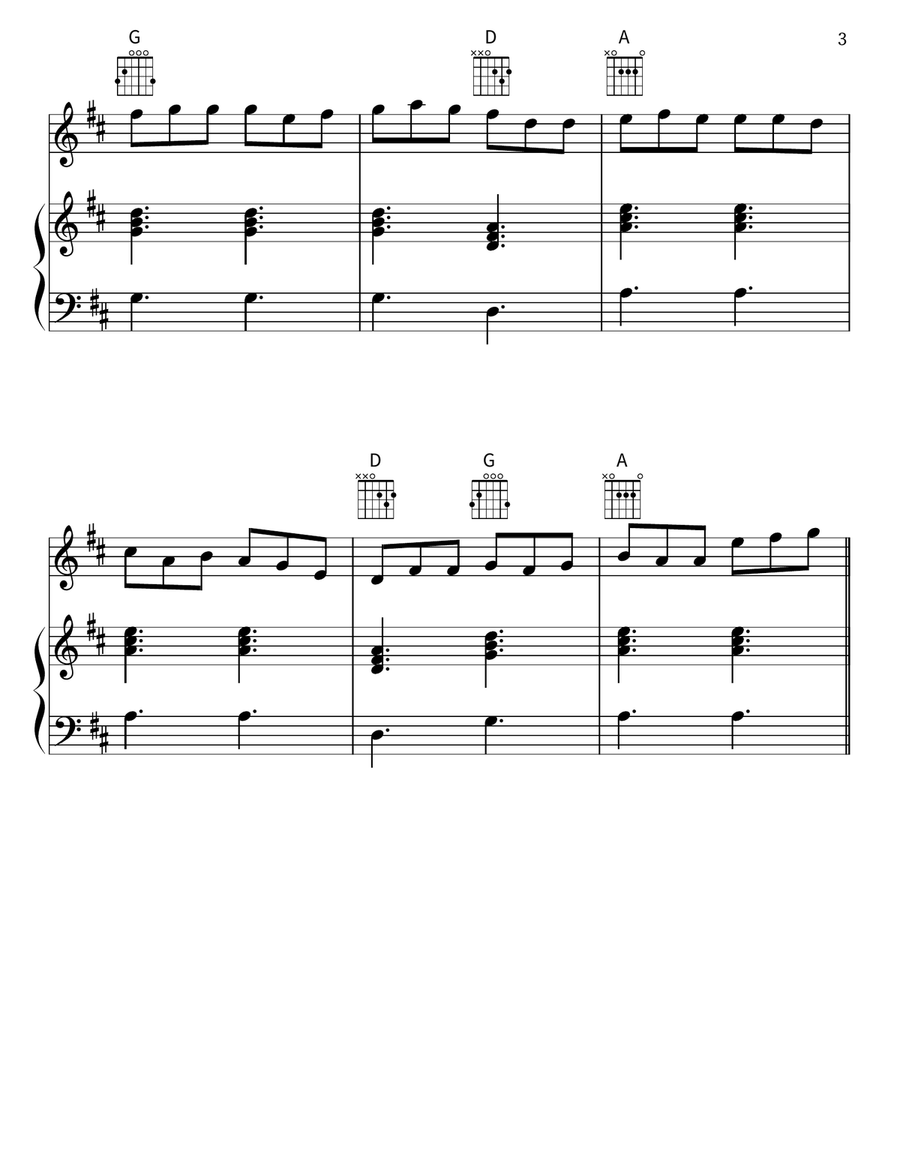 Diplodocus Violin Solo scores gallery preview page 3