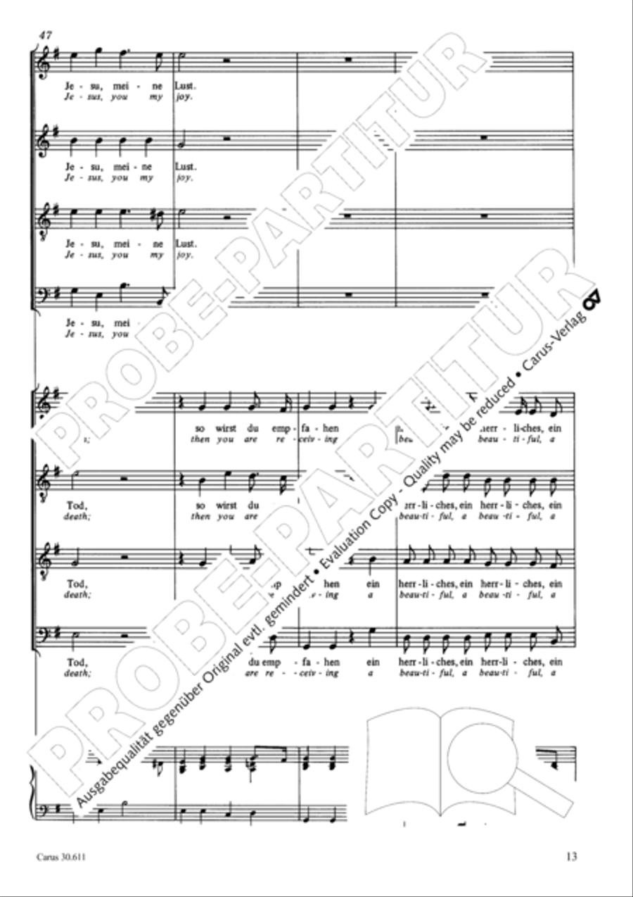 Keep what you have (Halt, was du hast) 4-Part scores gallery preview page 14