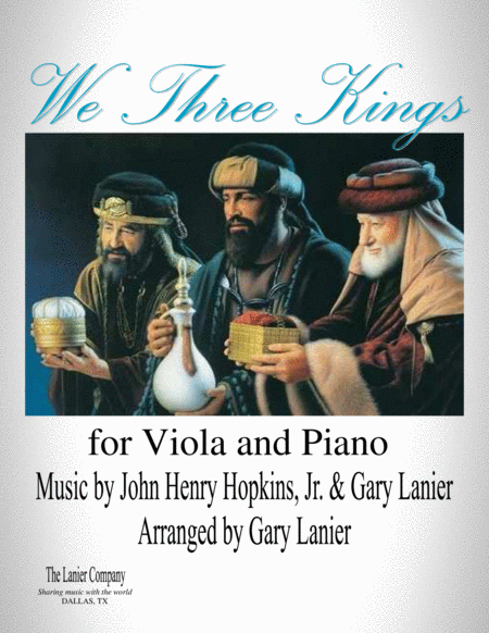 WE THREE KINGS (for Viola and Piano - Score and Part included) image number null