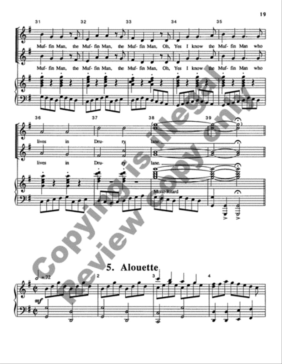 Kids Songs for Kids Kids Songs for Kids SSAA scores gallery preview page 12