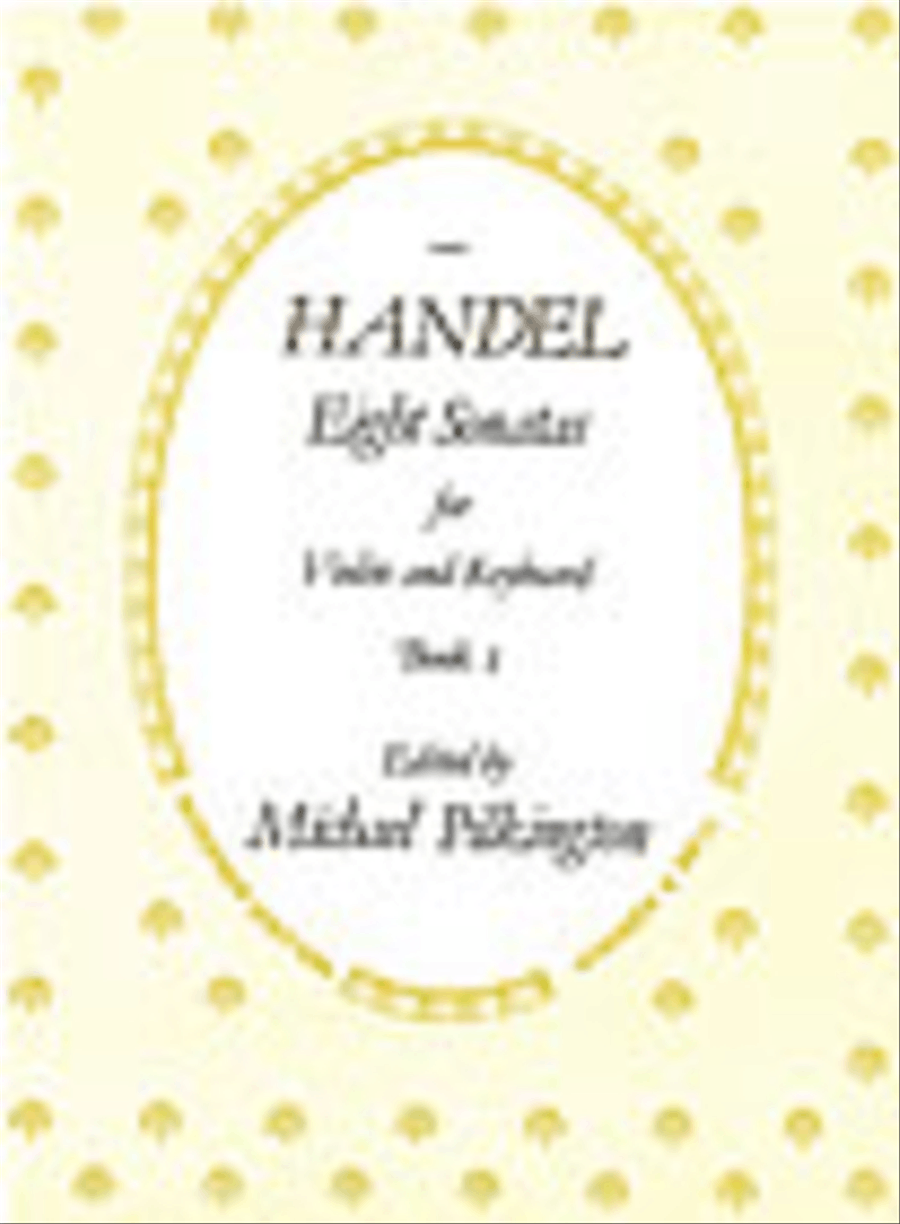 Sonatas, Op. 1 with Keyboard: Book 1. No. 3 in A; No. 10 in G minor; No. 12 in F; No. 1 in D minor Violin scores gallery preview page 1