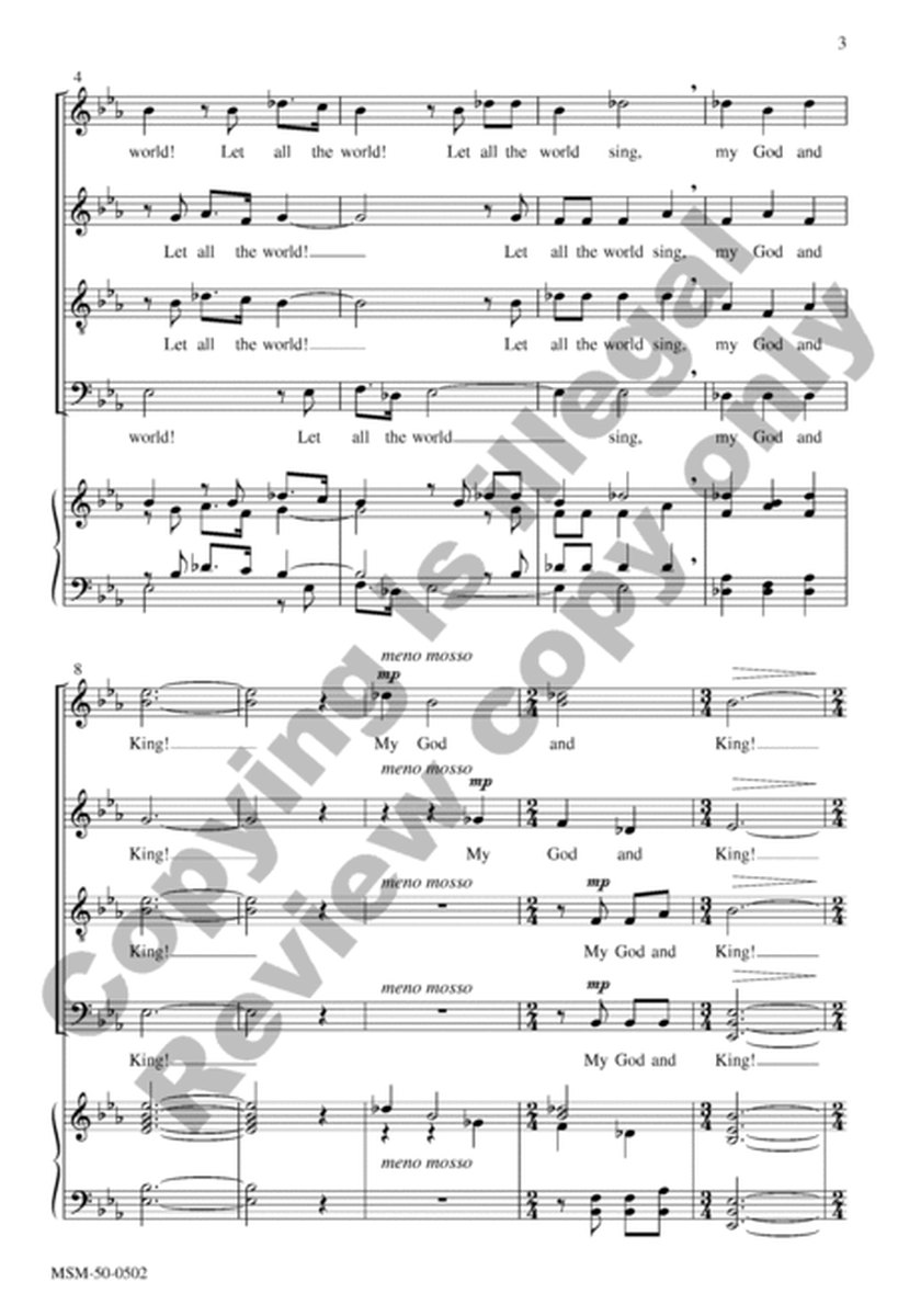 Let All the World in Every Corner Sing: A Choral Fanfare image number null