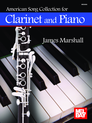 Book cover for American Song Collection for Clarinet and Piano