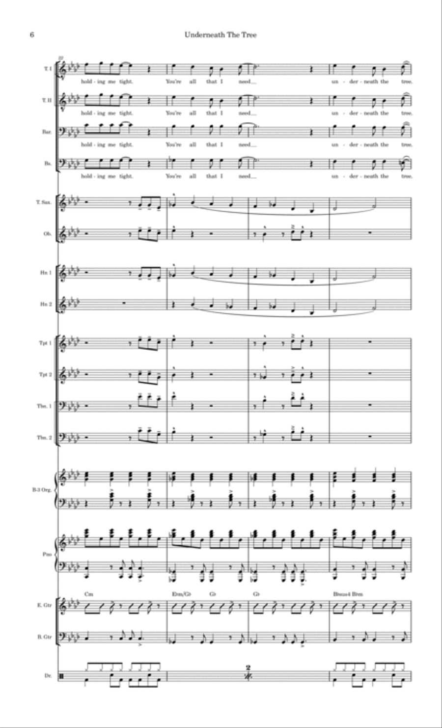 Underneath The Tree Full Orchestra scores gallery preview page 6