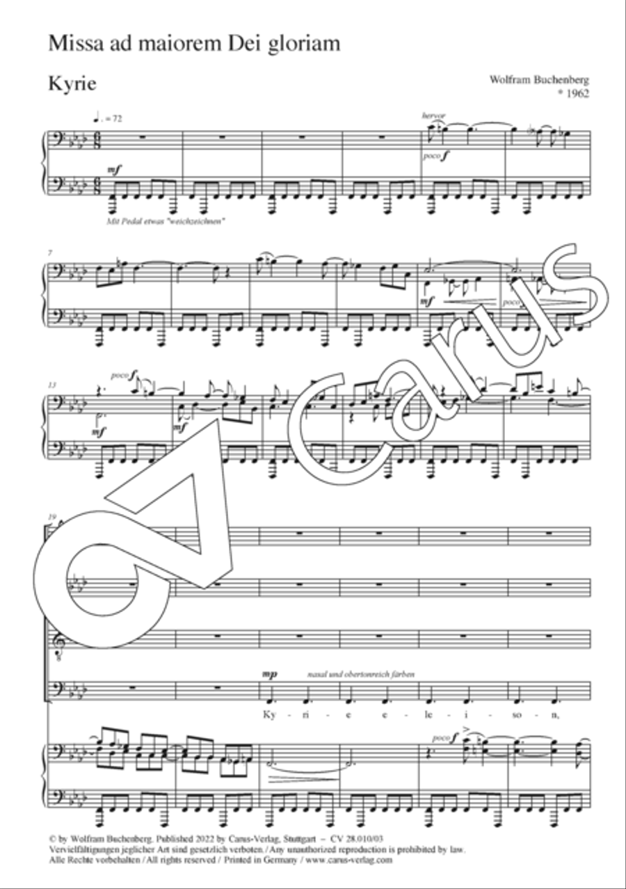 Missa ad maiorem Dei gloriam Divisi scores gallery preview page 5