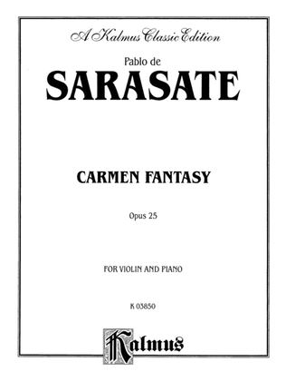 Book cover for Sarasate: Carmen Fantasy, Op. 25