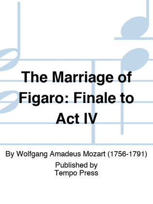 Book cover for MARRIAGE OF FIGARO, THE: Finale to Act IV