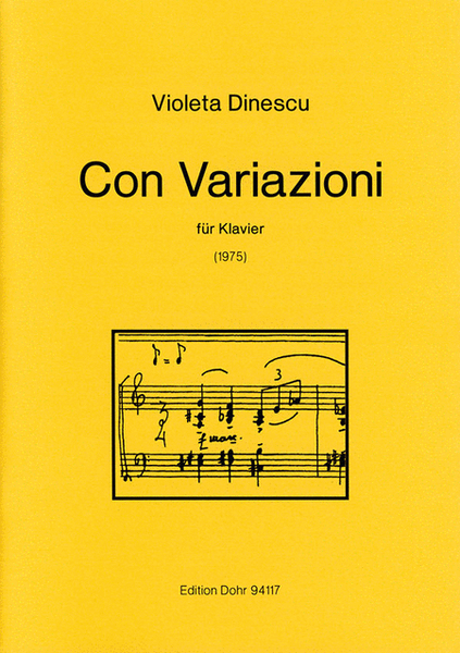 Con Variazioni für Klavier (1975)