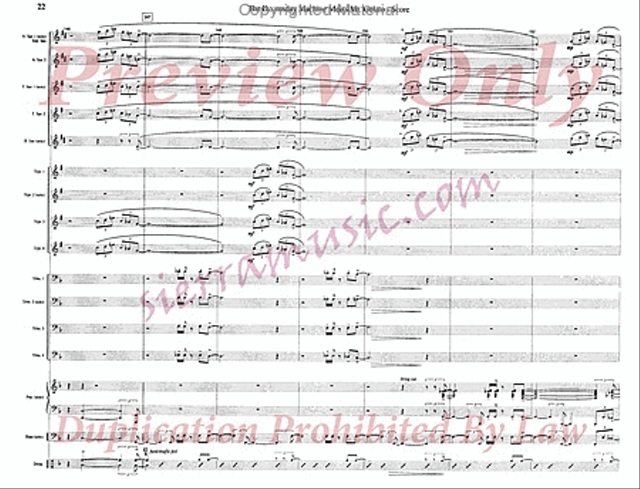 The Doomsday Machine Meets Mr. Gelato Jazz Ensemble scores gallery preview page 23