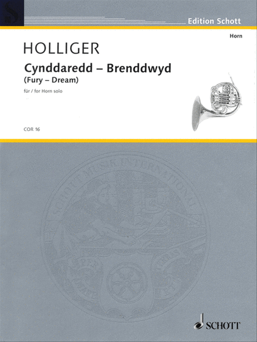 Cynddaredd – Brenddwyd (Fury – Dream) Horn scores gallery preview page 1