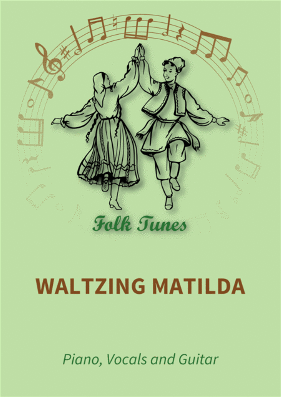 Waltzing Matilda Piano, Vocal, Guitar scores gallery preview page 1