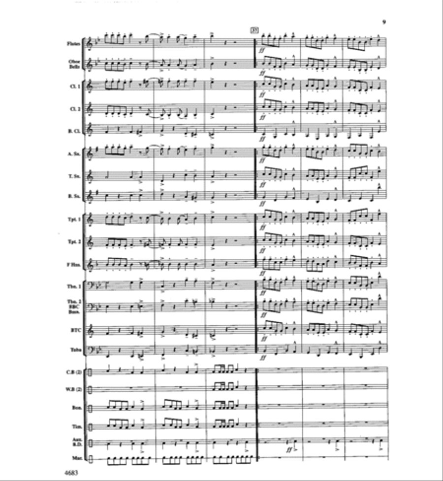 When the Koalas Do the Conga With the Kangaroos Concert Band scores gallery preview page 8