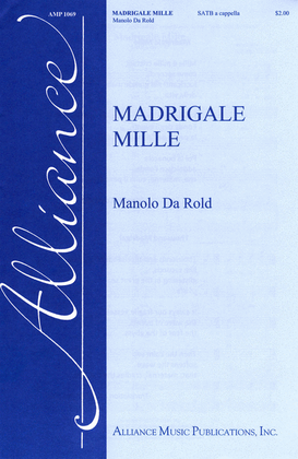 Book cover for Madrigale Mille